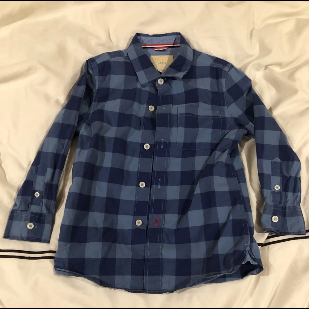 Mini Boden boys cute shirt worn twice